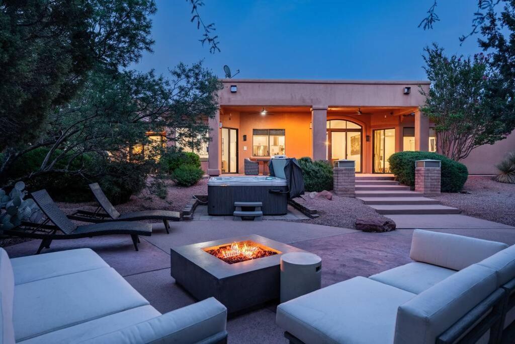 Amazing Luxury Home With Hot Tub & Views Sedona Esterno foto