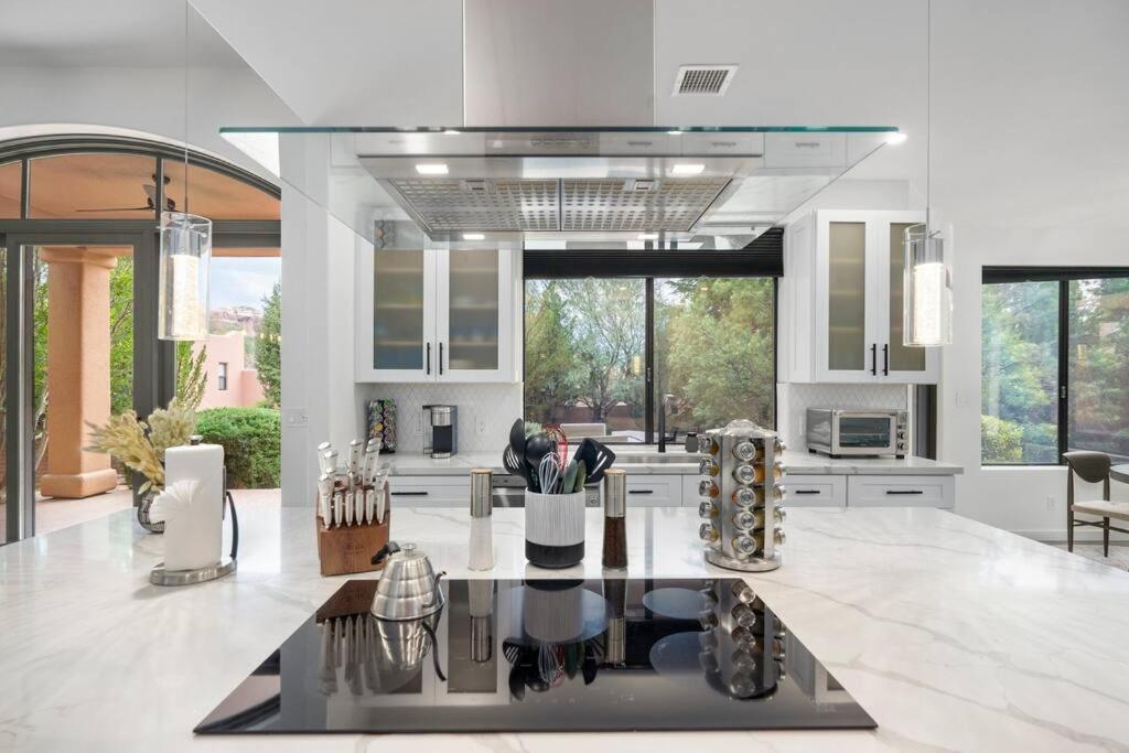 Amazing Luxury Home With Hot Tub & Views Sedona Esterno foto