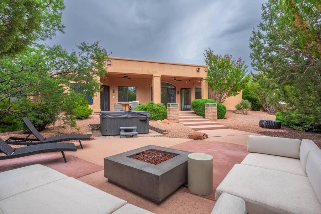 Amazing Luxury Home With Hot Tub & Views Sedona Esterno foto